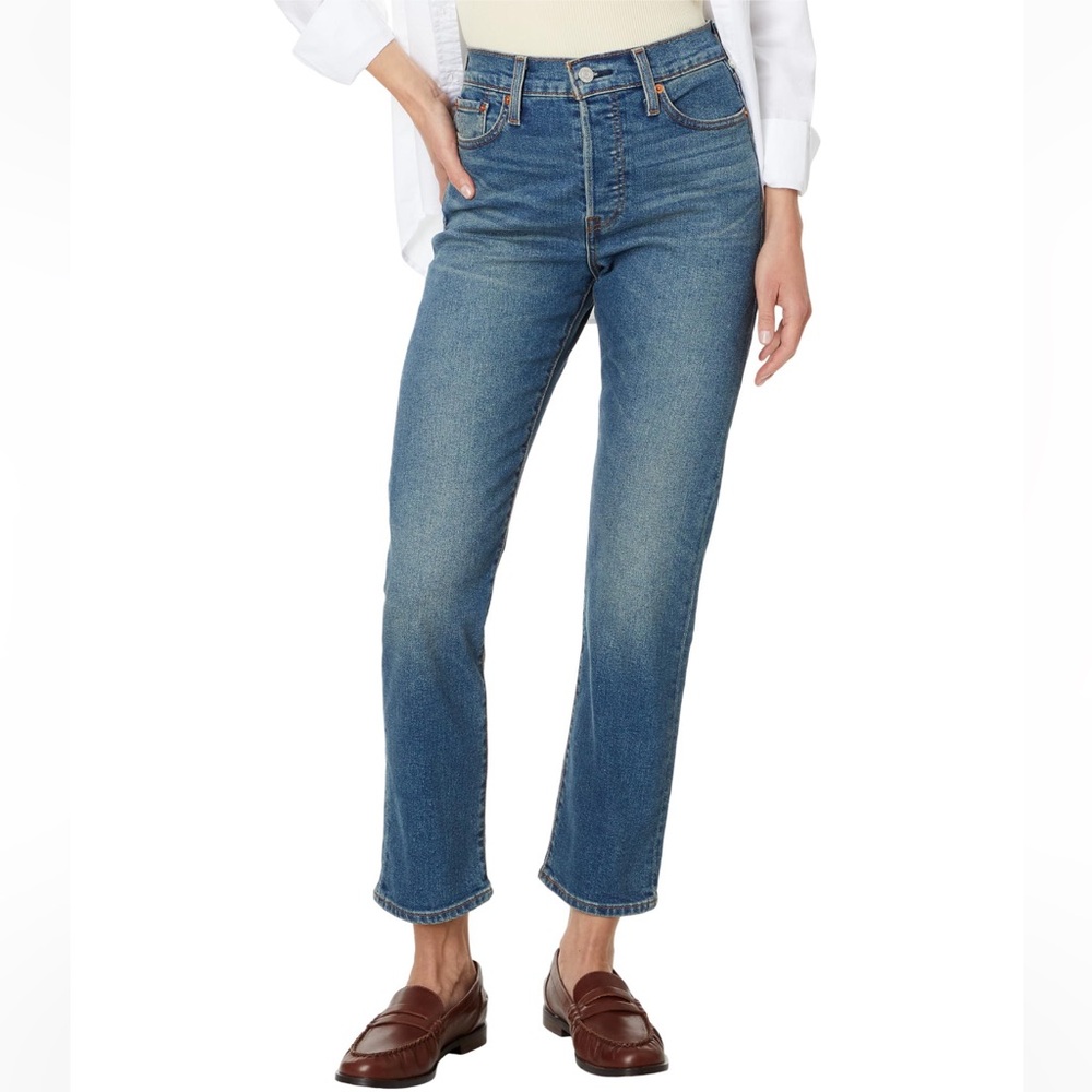Levi’s Wedgie Straight Cropped Jeans